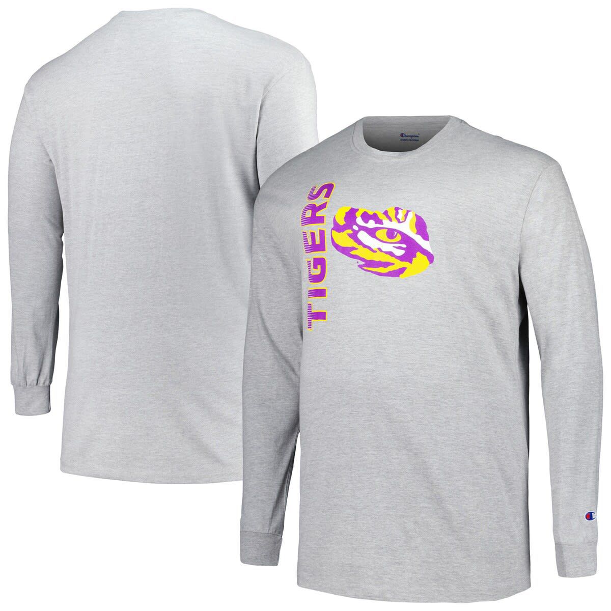 NCAA LSU Tigers Big & Tall Mascot Long Sleeve T-Shirt