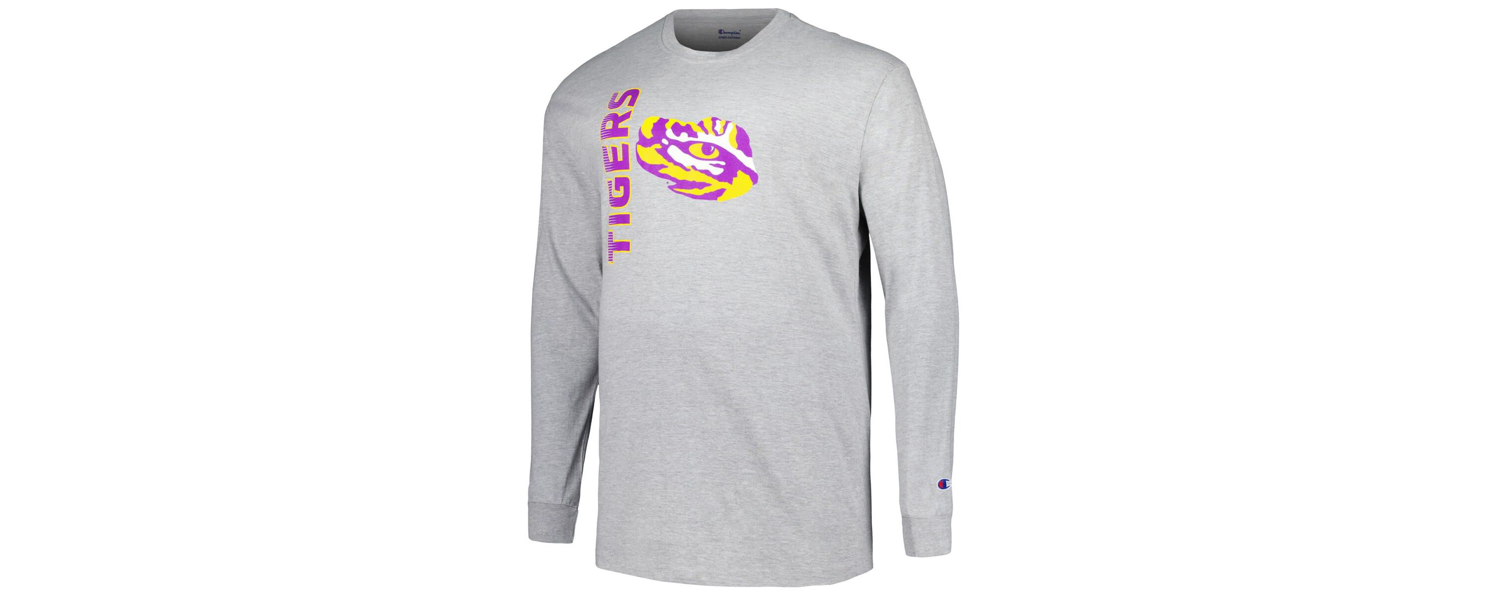 NCAA LSU Tigers Big & Tall Mascot Long Sleeve T-Shirt
