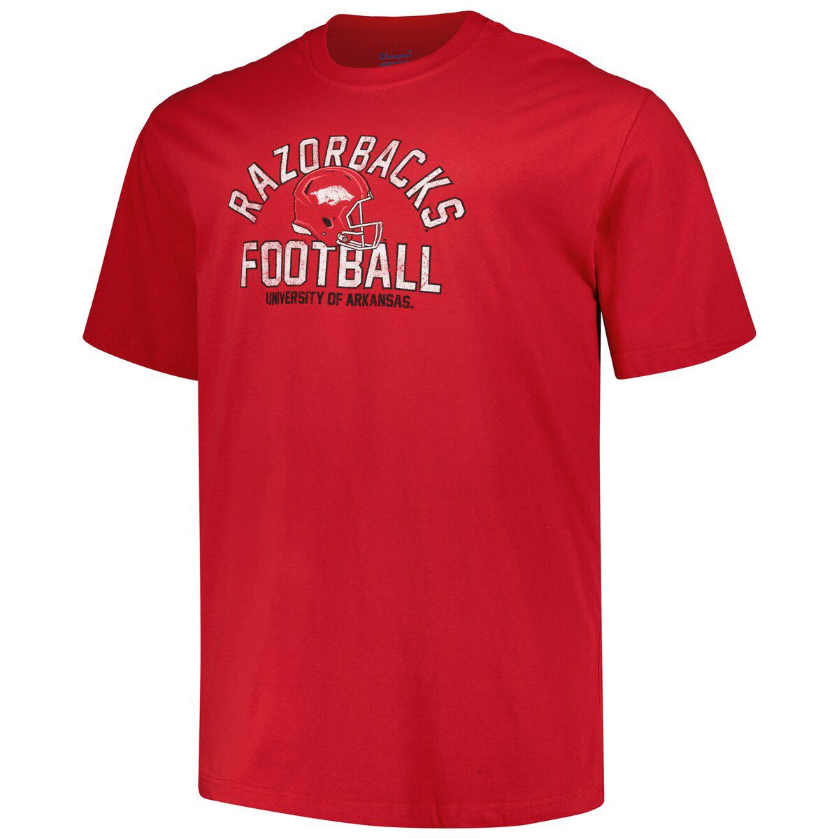 NCAA Arkansas Razorbacks Big & Tall Football Helmet T-Shirt