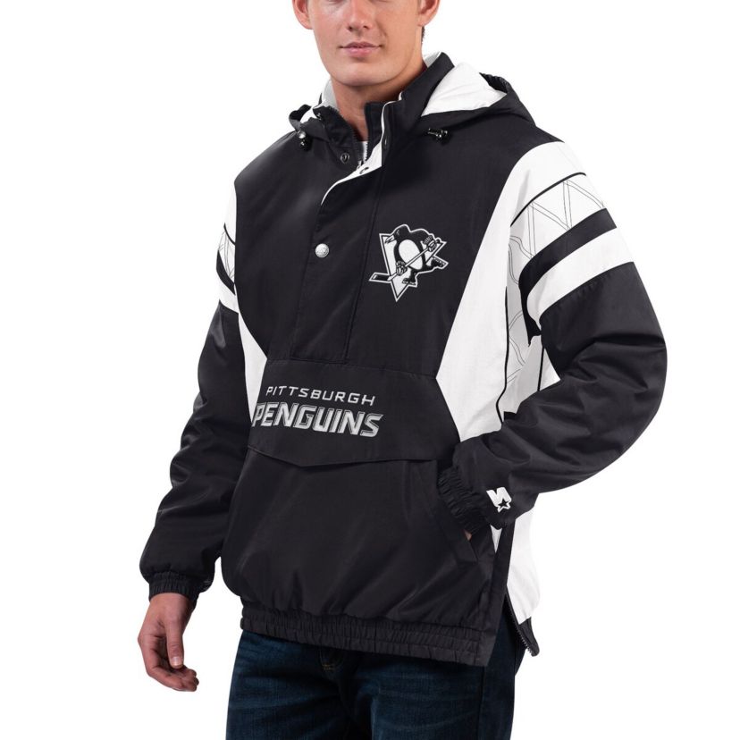 NHL x NHL Ice Pittsburgh Penguins Home Team Half-Zip Pullover Hoodie