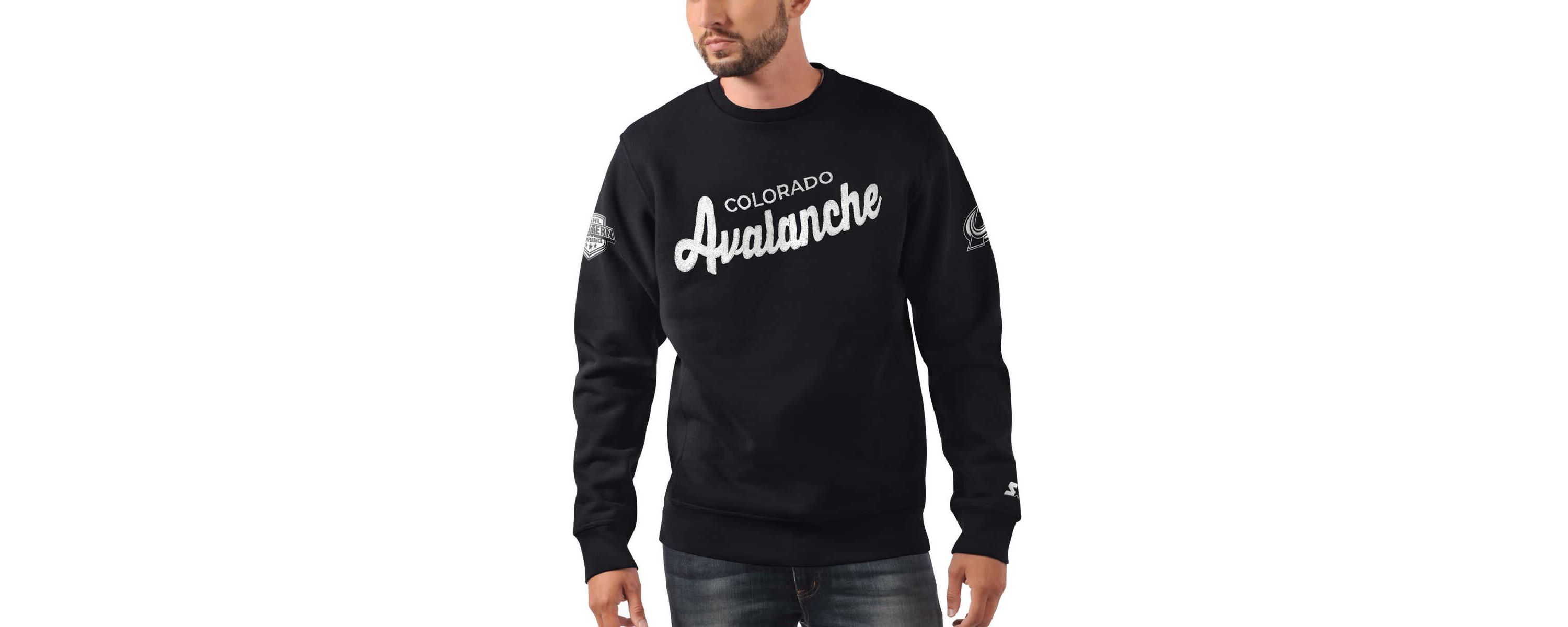 NHL x NHL Ice Colorado Avalanche Cross Check Pullover Sweatshirt