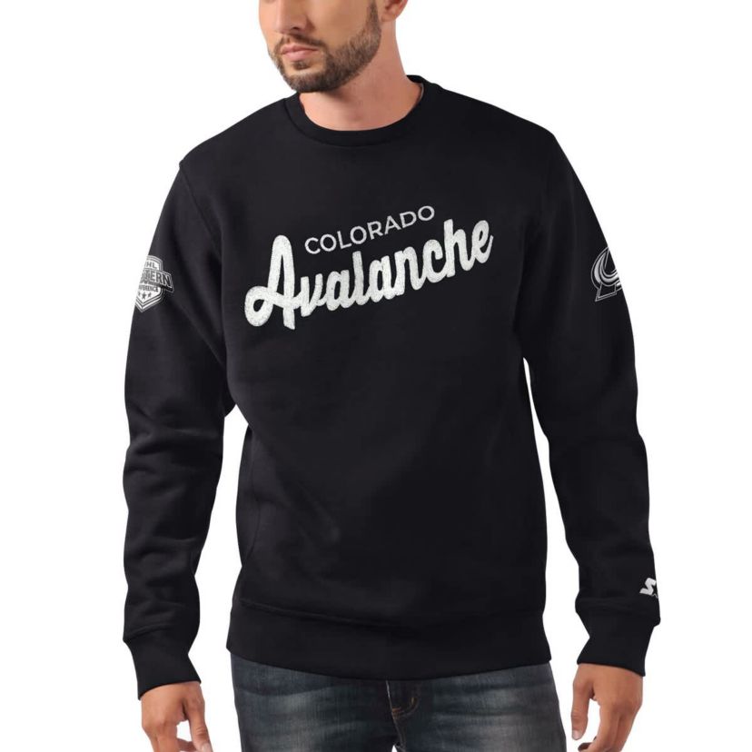 NHL x NHL Ice Colorado Avalanche Cross Check Pullover Sweatshirt