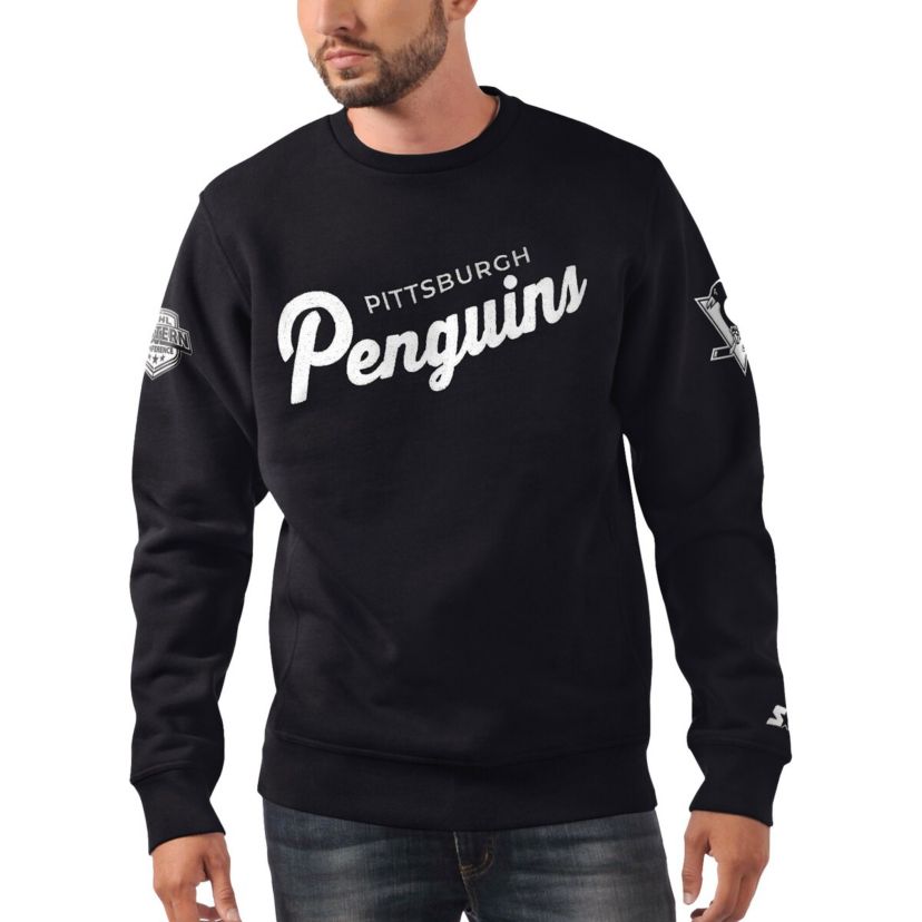 NHL x NHL Ice Pittsburgh Penguins Cross Check Pullover Sweatshirt