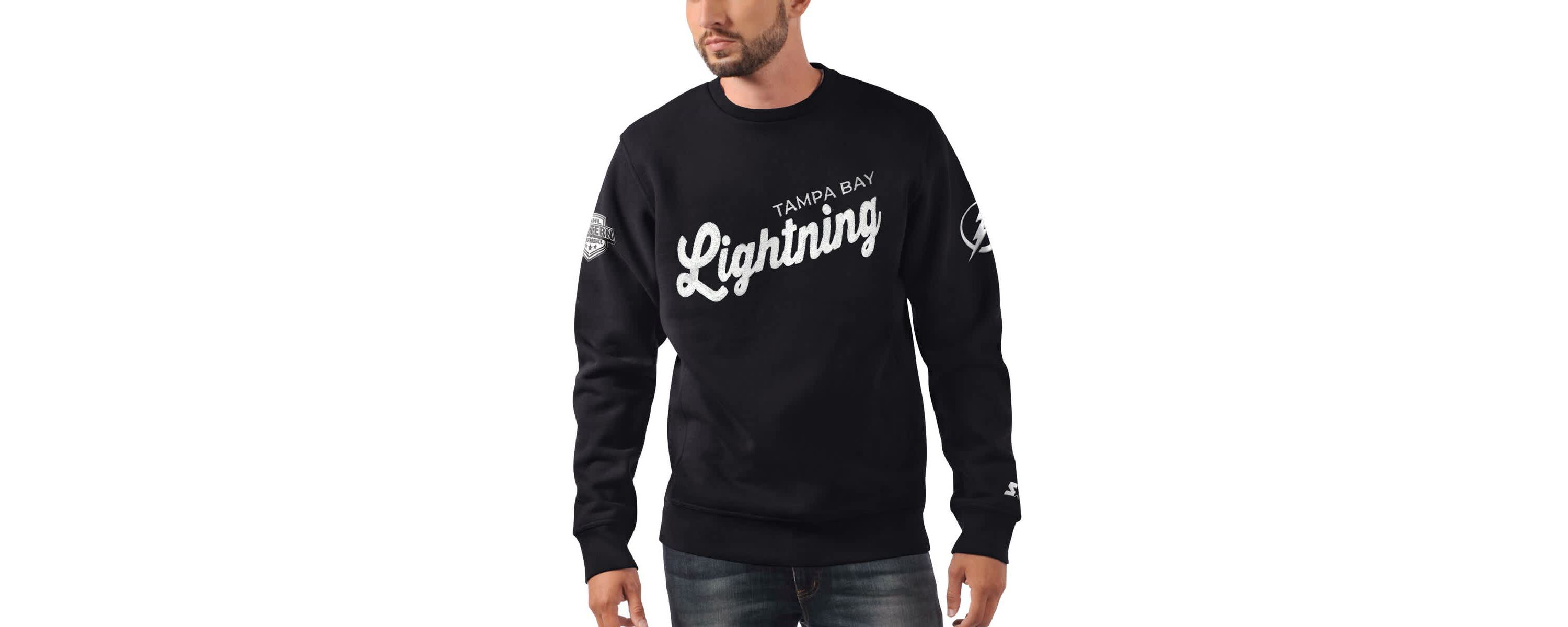 NHL x NHL Ice Tampa Bay Lightning Cross Check Pullover Sweatshirt