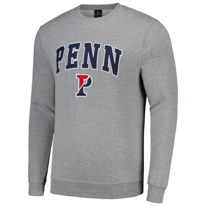 NCAA Pennsylvania Quakers Arch & Logo Pullover Sweatshirt