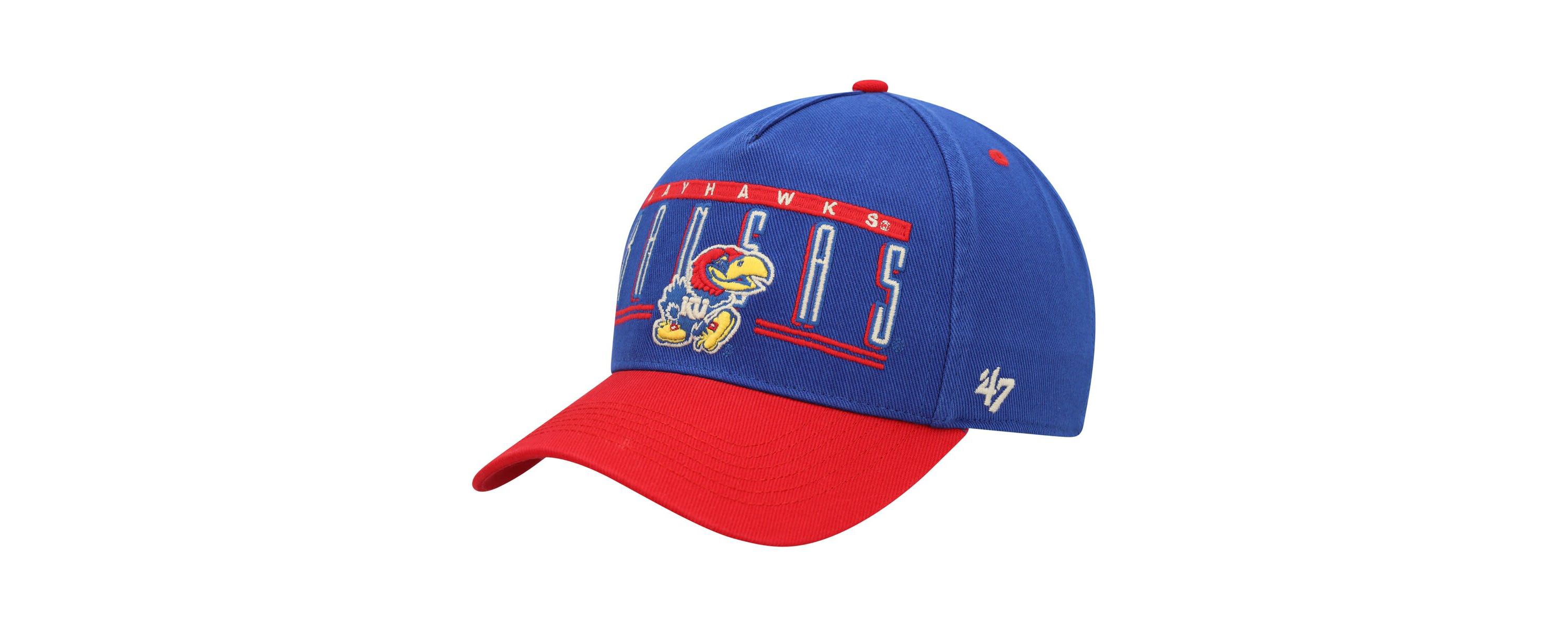 NCAA Kansas Jayhawks Double Header Hitch Adjustable Hat