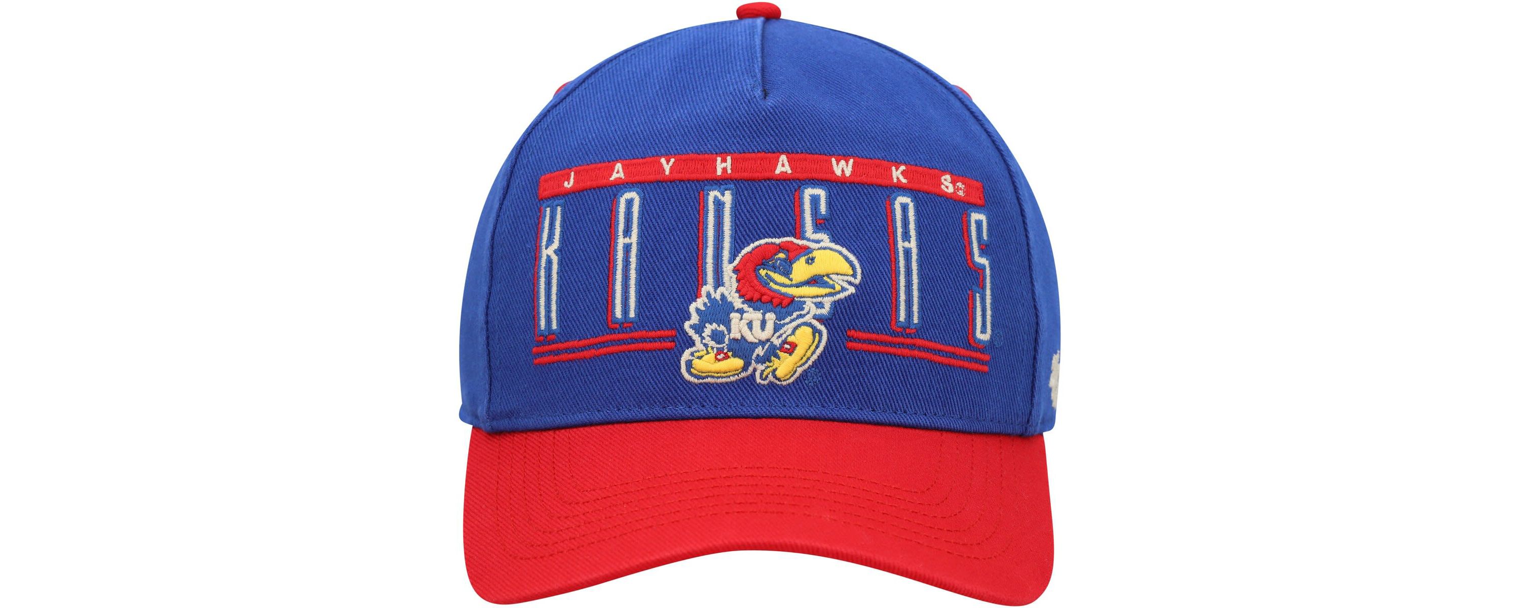 NCAA Kansas Jayhawks Double Header Hitch Adjustable Hat