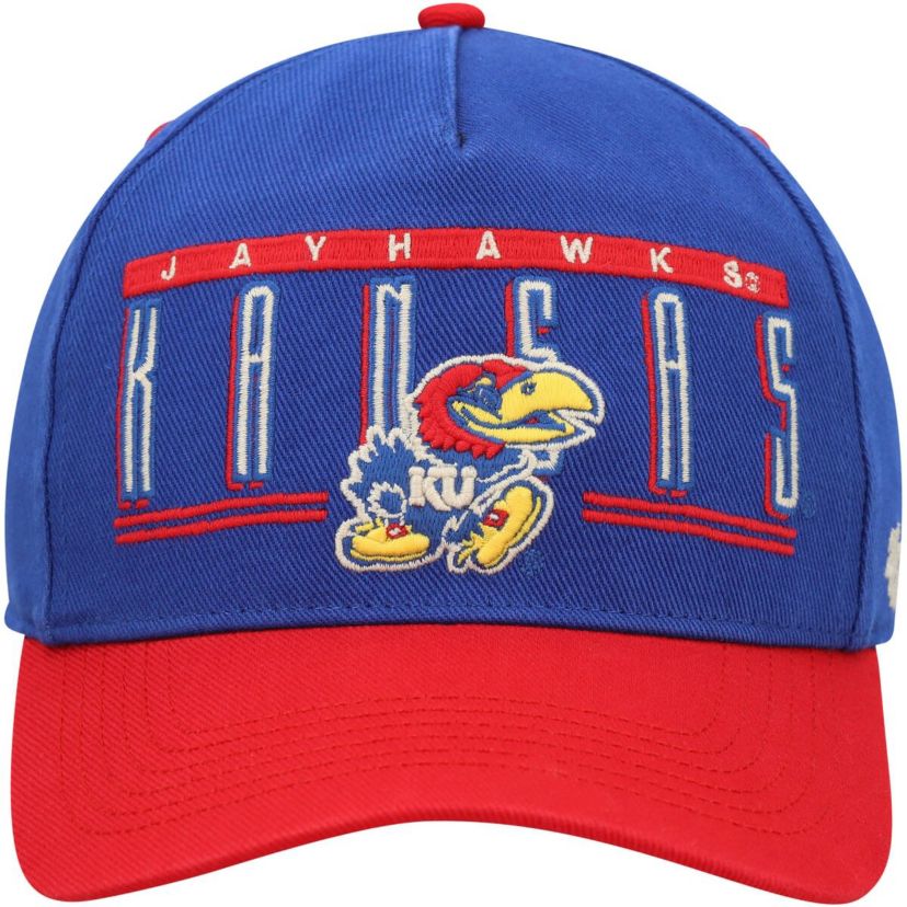 NCAA Kansas Jayhawks Double Header Hitch Adjustable Hat