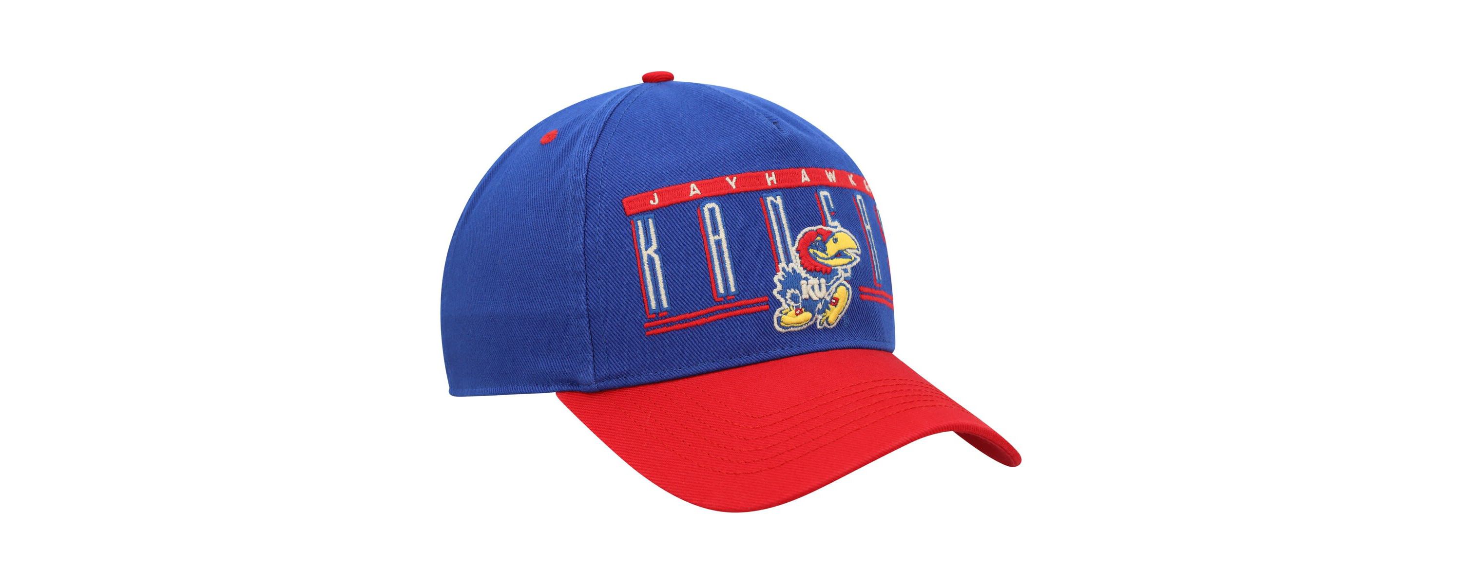 NCAA Kansas Jayhawks Double Header Hitch Adjustable Hat