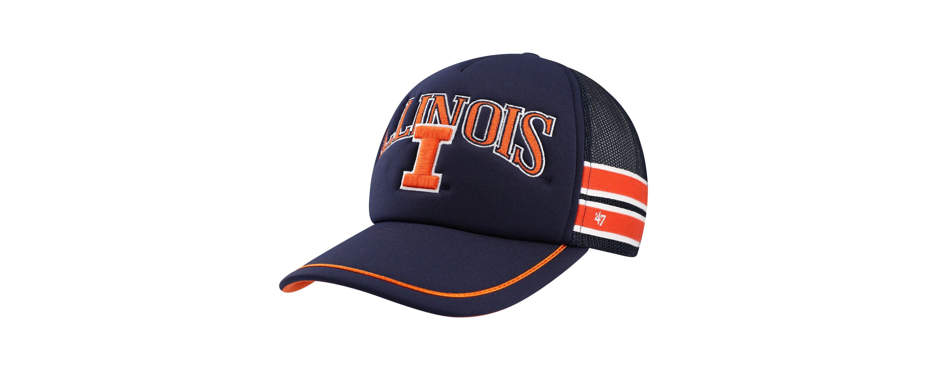 NCAA Illinois Fighting Illini Sideband Trucker Adjustable Hat