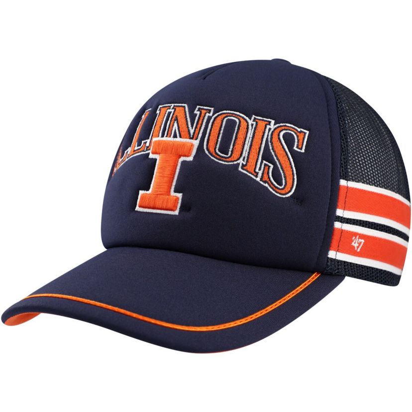 NCAA Illinois Fighting Illini Sideband Trucker Adjustable Hat