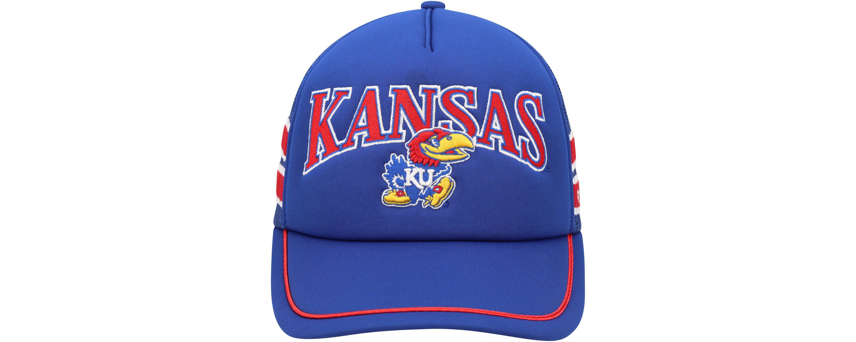 NCAA Kansas Jayhawks Sideband Trucker Adjustable Hat