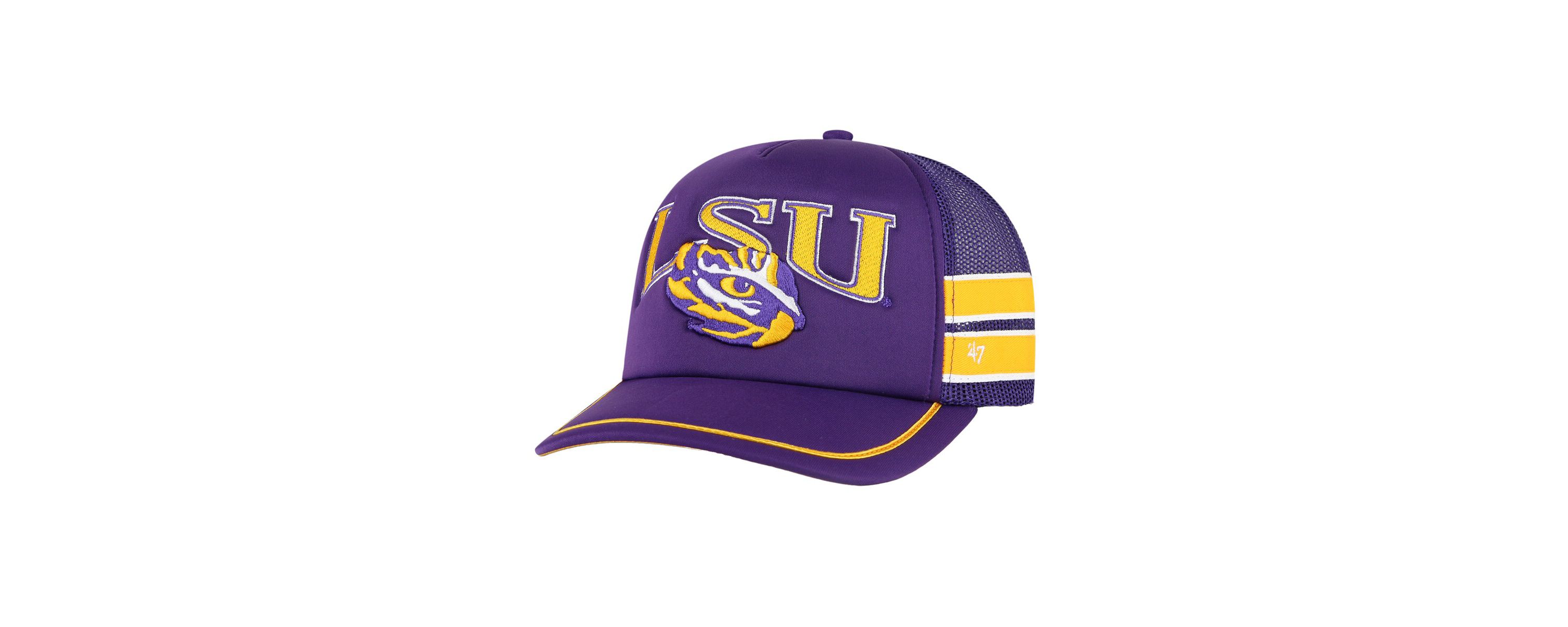 NCAA LSU Tigers Sideband Trucker Adjustable Hat