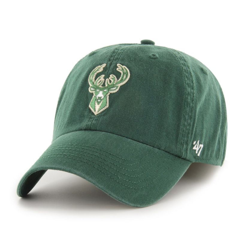 NBA Hunter Milwaukee Bucks Classic Franchise Fitted Hat