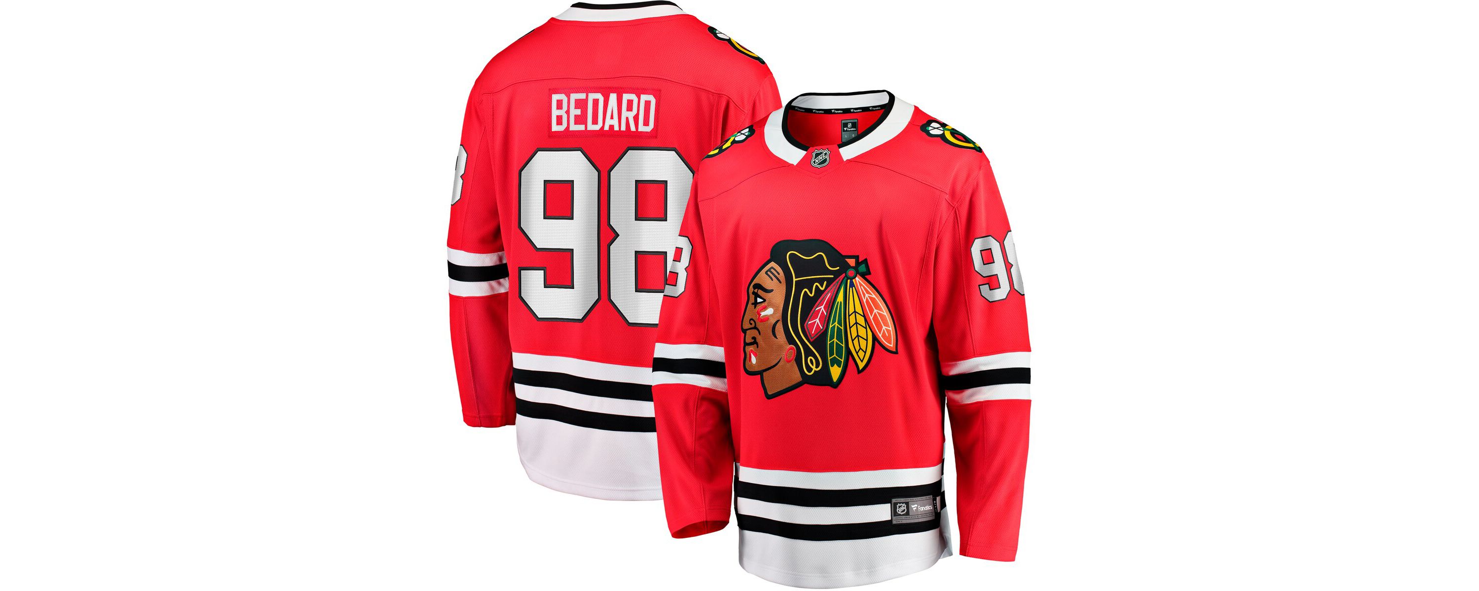 NHL Fanatics Connor Bedard Chicago Blackhawks Home Breakaway Player Jersey