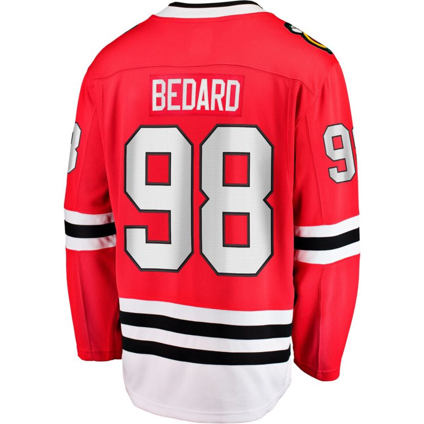 NHL Fanatics Connor Bedard Chicago Blackhawks Home Breakaway Player Jersey