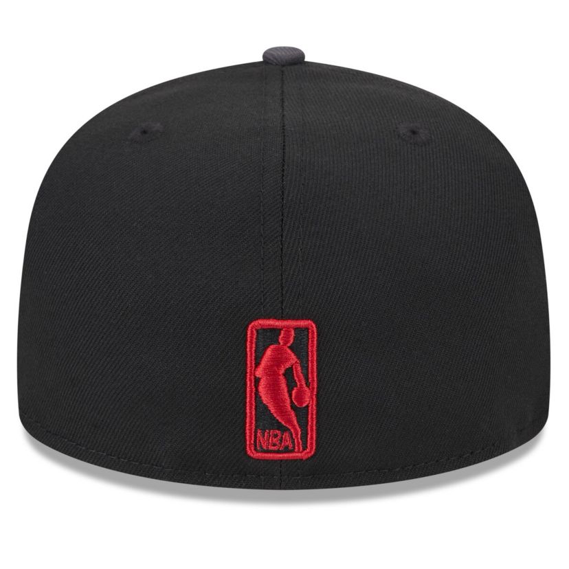 NBA Miami Heat Rally Drive Checkerboard 59FIFTY Crown Fitted Hat