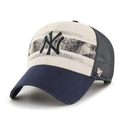 47 Men's MLB New York Yankees Breakout MVP Trucker Adjustable Hat, Navy Blue -  '47, 0196895756532