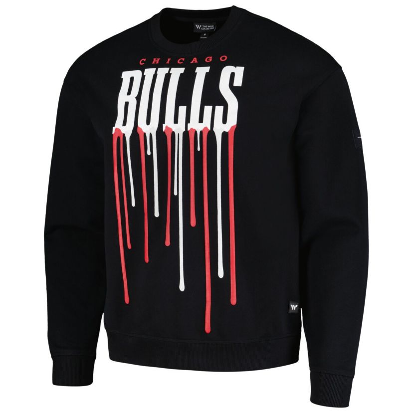 NBA Unisex Chicago Bulls Drip Pullover Sweatshirt