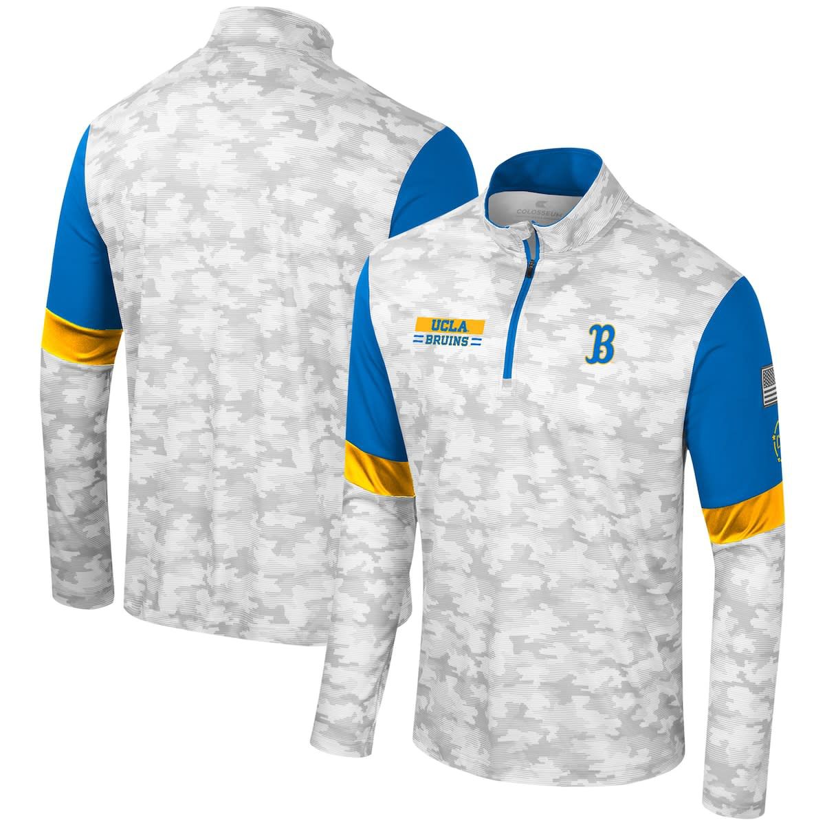 NCAA UCLA Bruins OHT Military Appreciation Tomahawk Quarter-Zip Windshirt
