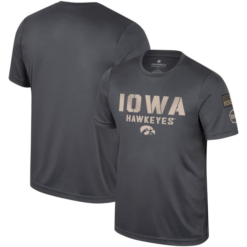 NCAA Iowa Hawkeyes OHT Military Appreciation T-Shirt