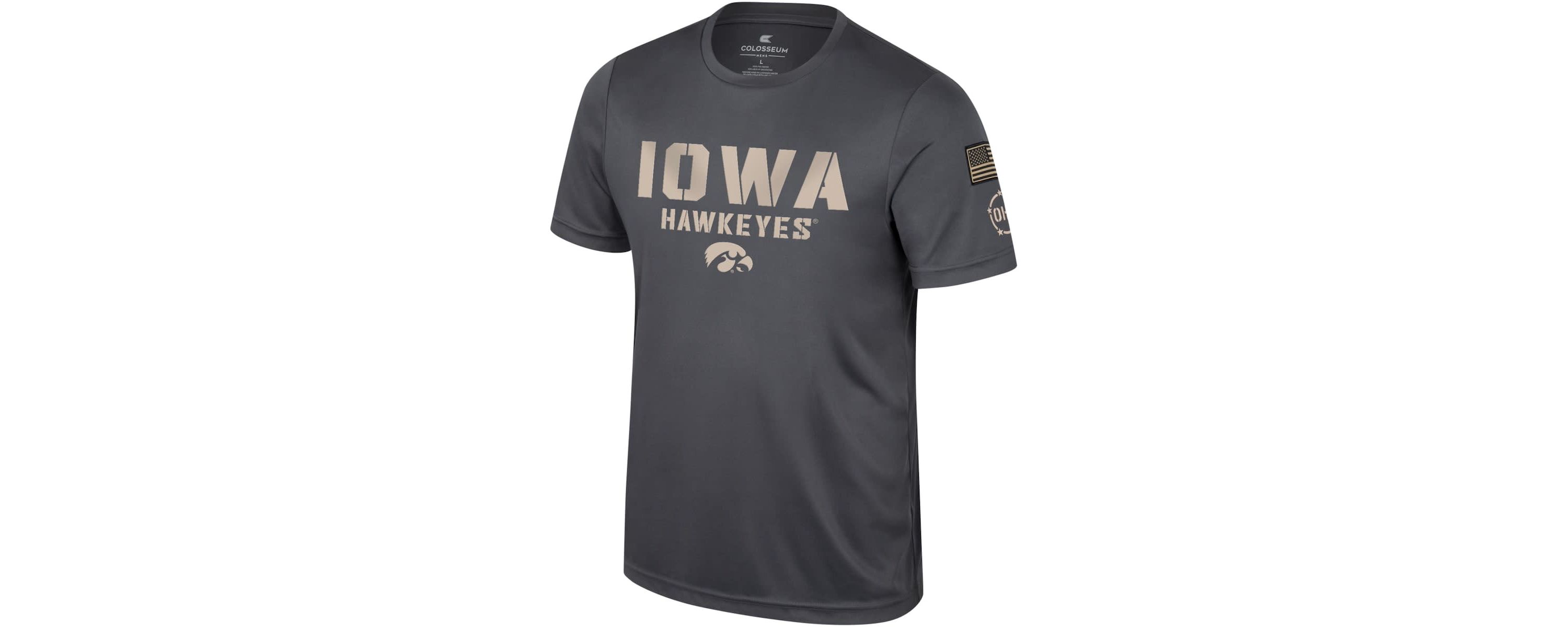 NCAA Iowa Hawkeyes OHT Military Appreciation T-Shirt