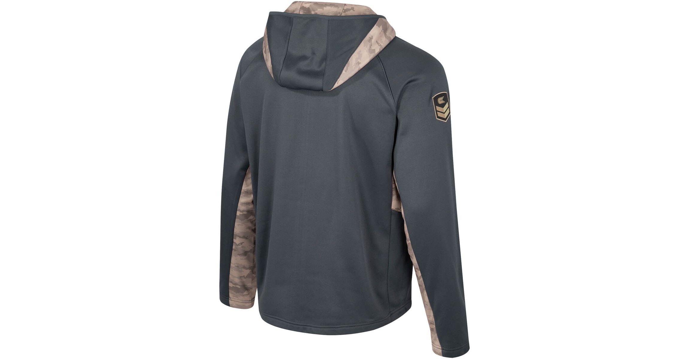 Alabama Crimson Tide NCAA Alabama Tide OHT Military Appreciation Raglan Full-Zip Hoodie