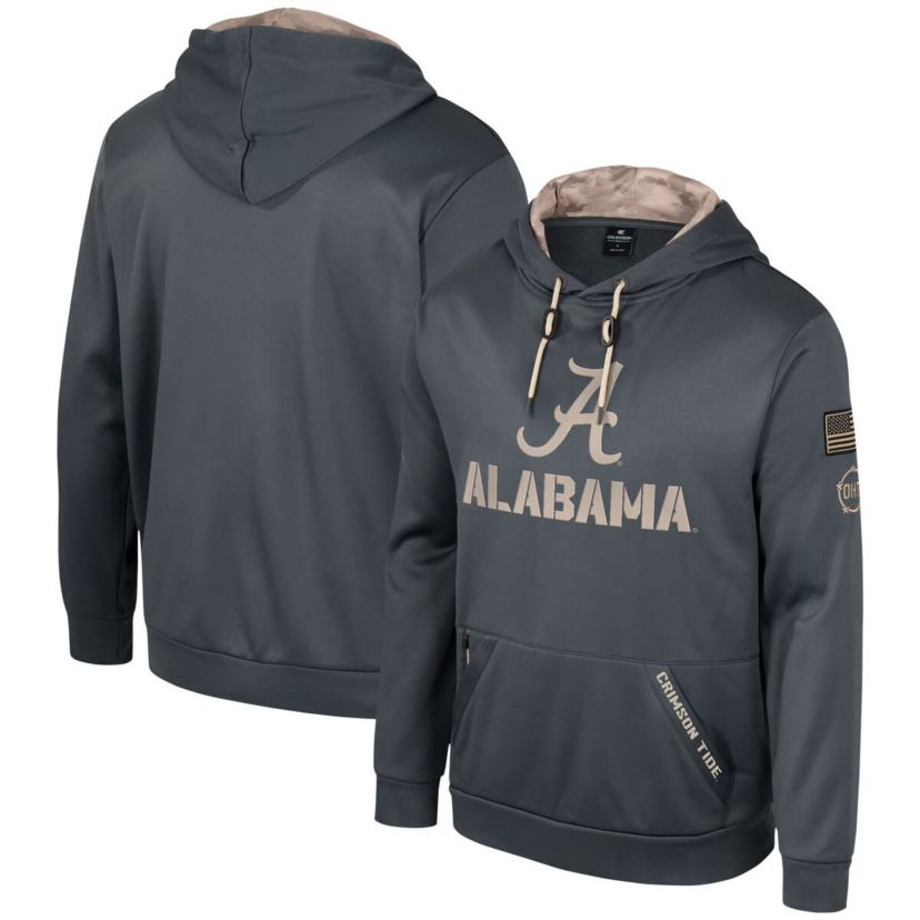 Alabama Crimson Tide NCAA Alabama Tide OHT Military Appreciation Pullover Hoodie