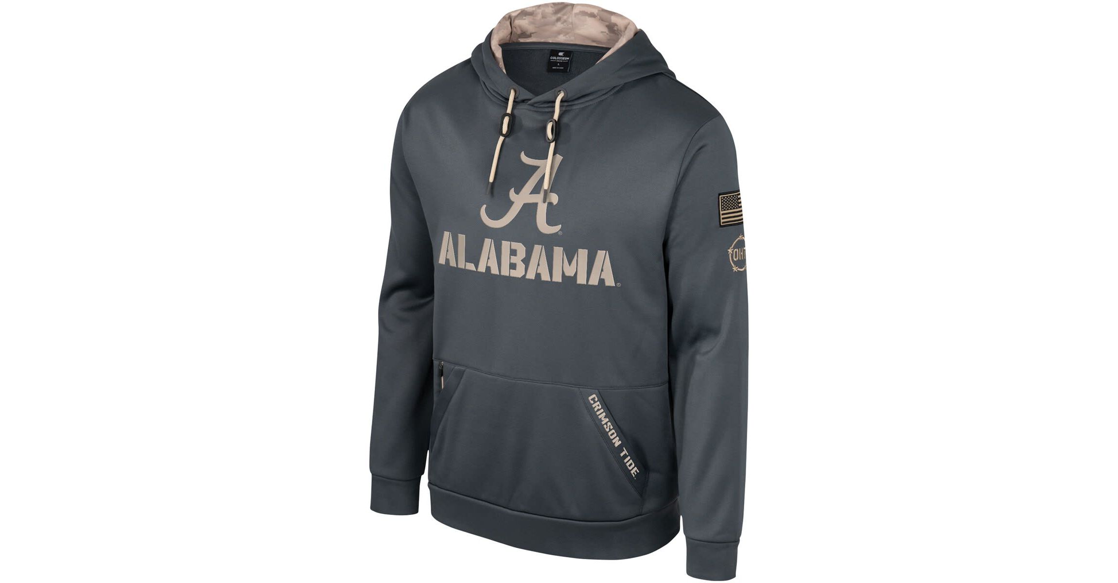 Alabama Crimson Tide NCAA Alabama Tide OHT Military Appreciation Pullover Hoodie