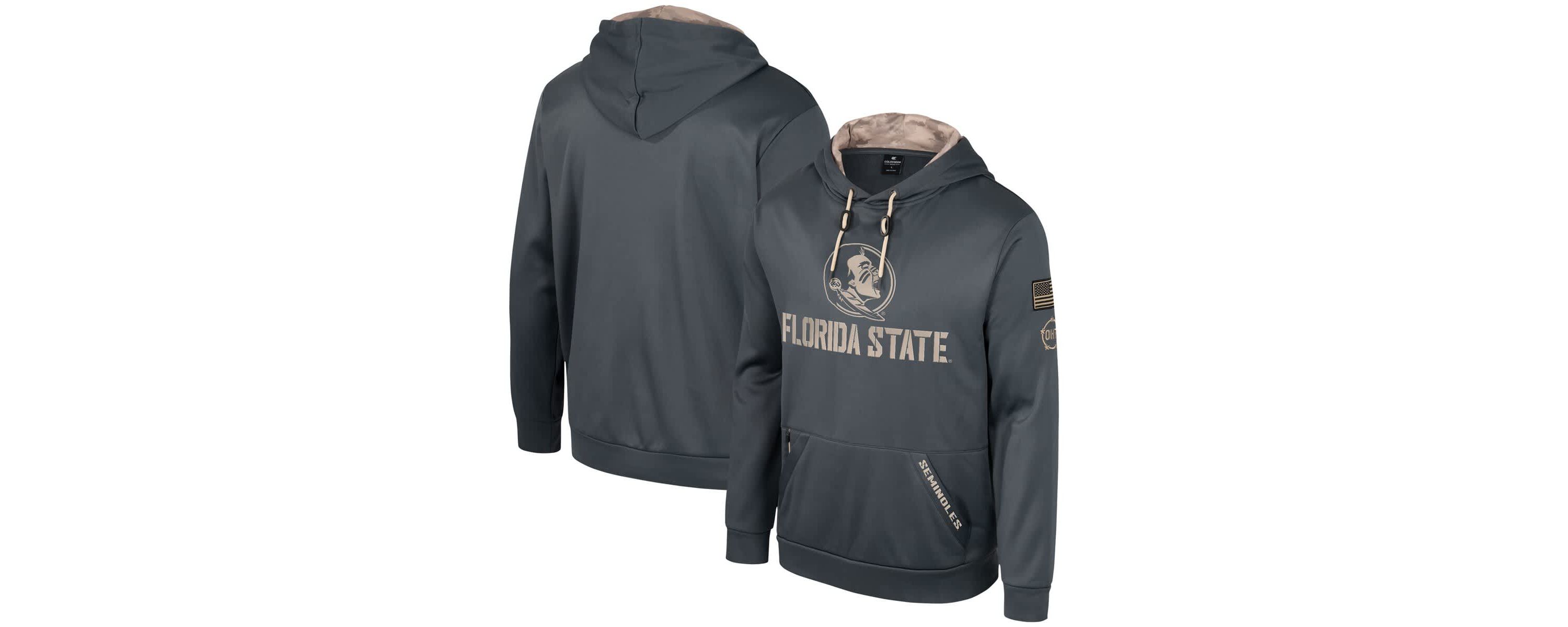 NCAA Florida State Seminoles OHT Military Appreciation Pullover Hoodie