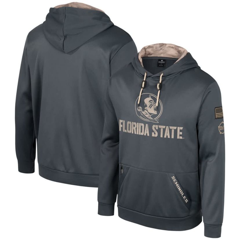 NCAA Florida State Seminoles OHT Military Appreciation Pullover Hoodie