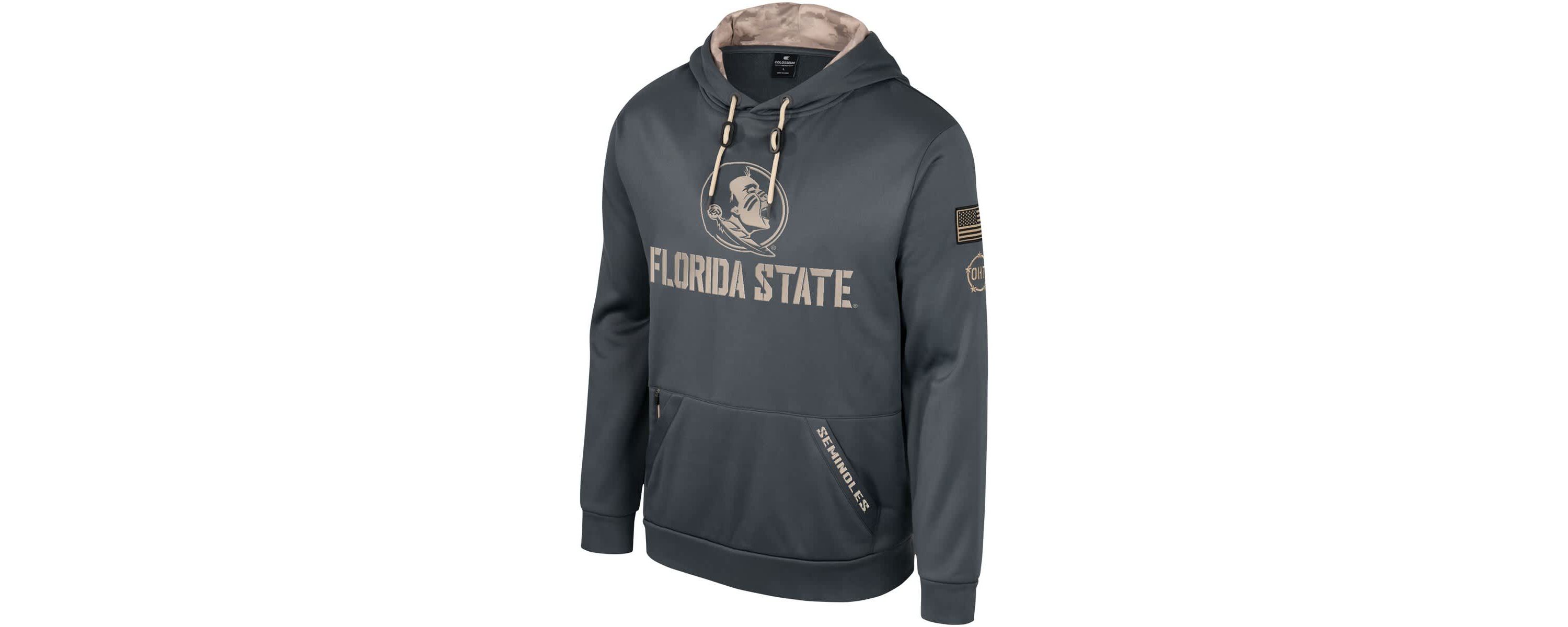 NCAA Florida State Seminoles OHT Military Appreciation Pullover Hoodie