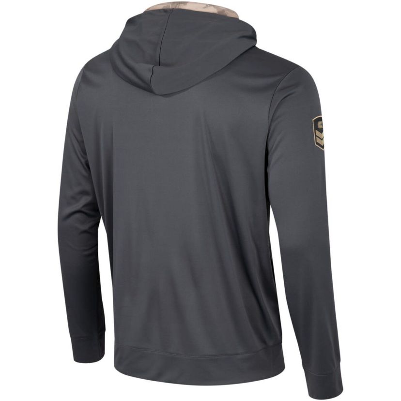 NCAA Michigan State Spartans OHT Military Appreciation Long Sleeve Hoodie T-Shirt