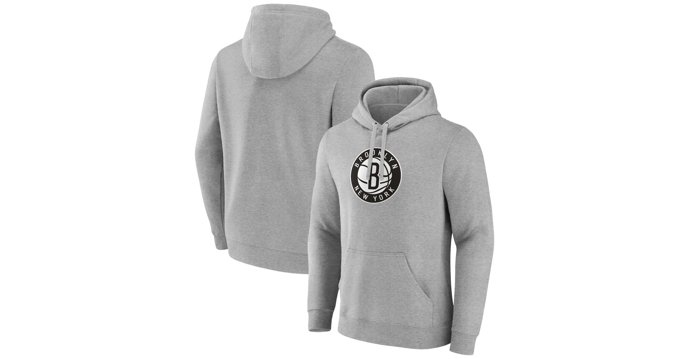 NBA Fanatics Brooklyn Nets Primary Logo Pullover Hoodie