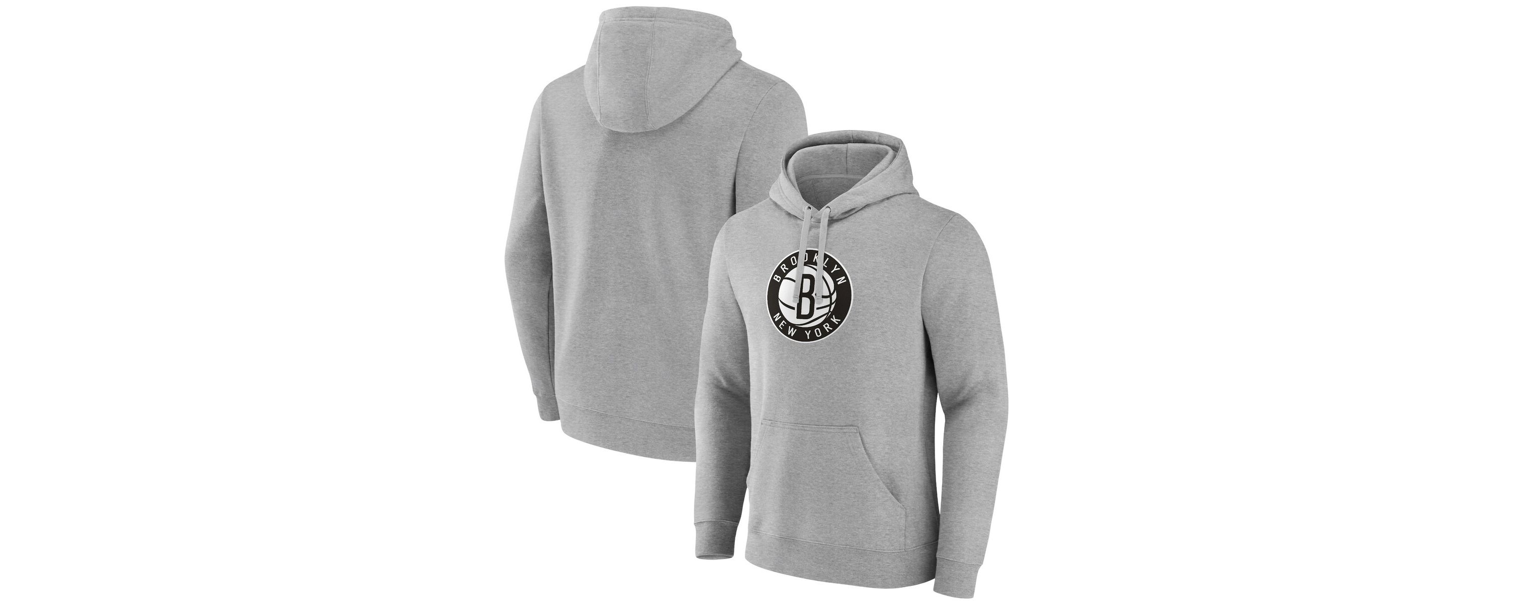 NBA Fanatics Brooklyn Nets Primary Logo Pullover Hoodie