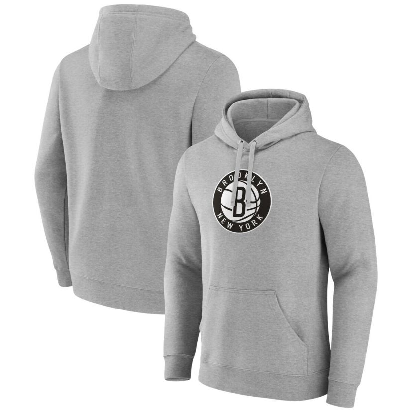 NBA Fanatics Brooklyn Nets Primary Logo Pullover Hoodie