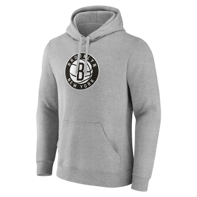 NBA Fanatics Brooklyn Nets Primary Logo Pullover Hoodie