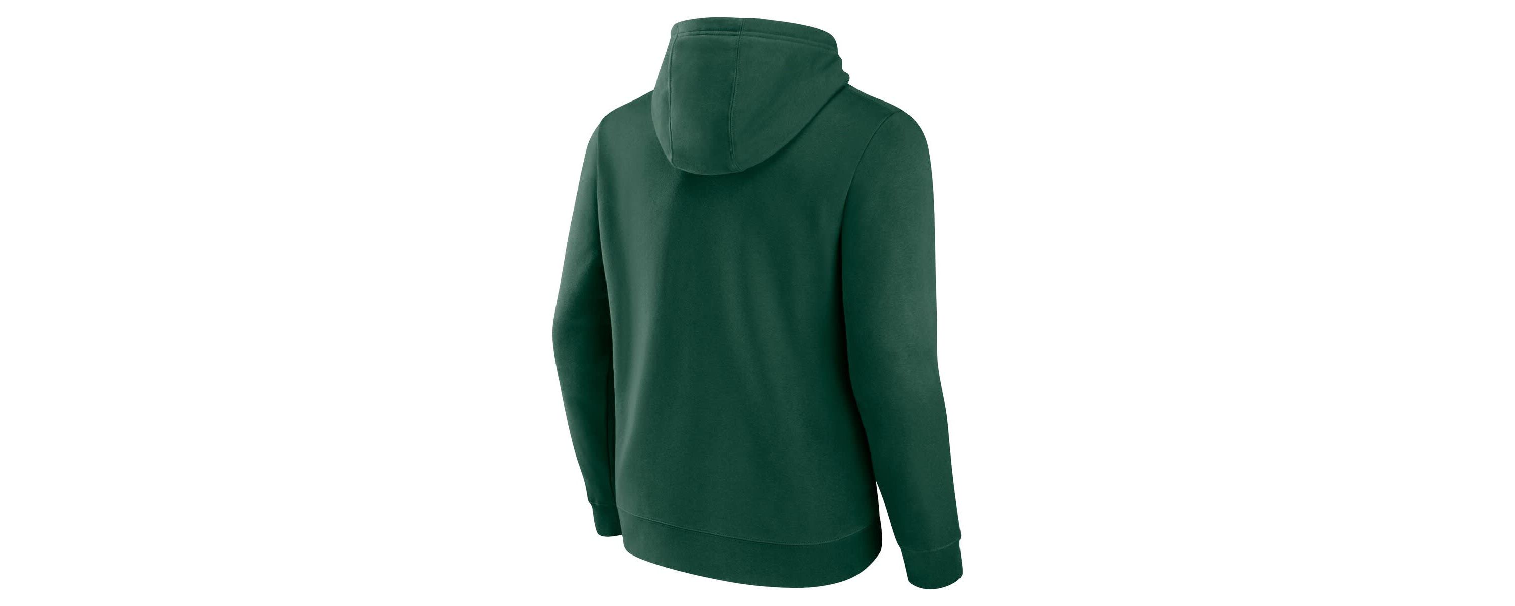NBA Fanatics Hunter Milwaukee Bucks Primary Logo Pullover Hoodie