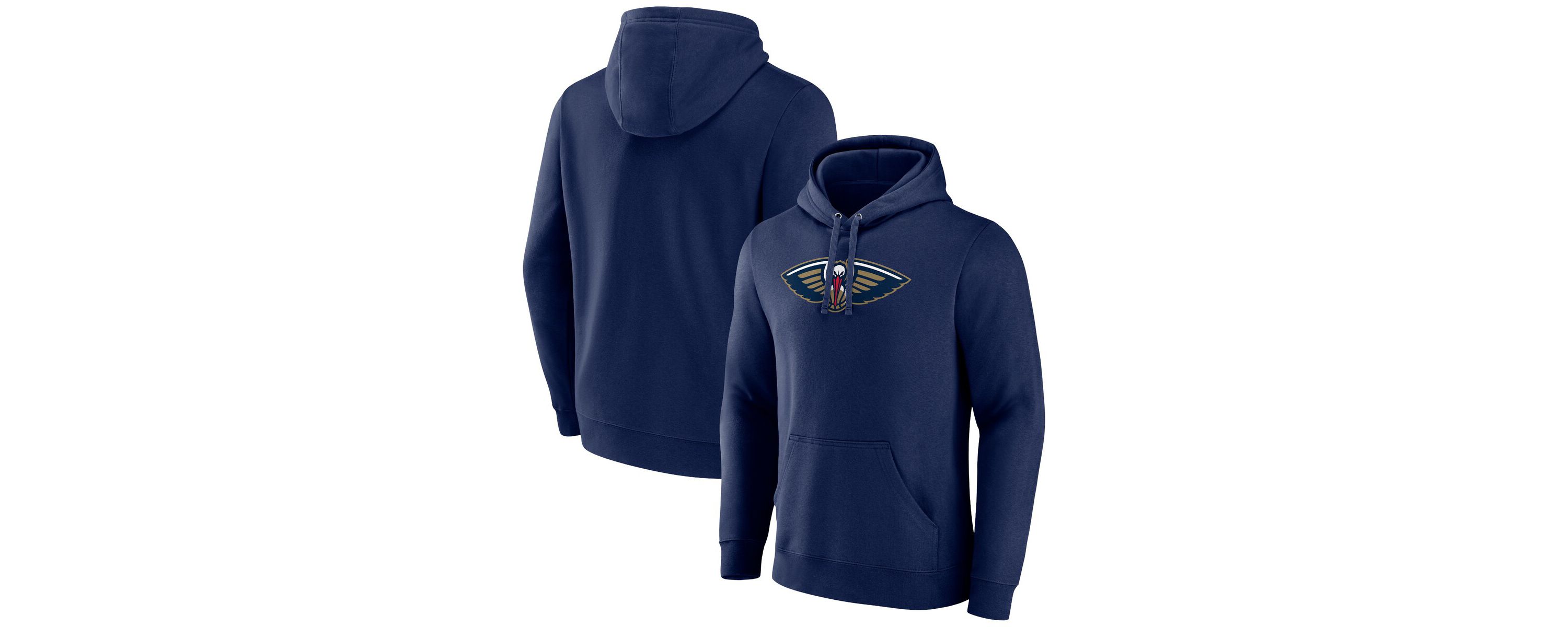 NBA Fanatics New Orleans Pelicans Primary Logo Pullover Hoodie