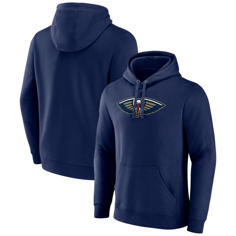 NBA Fanatics New Orleans Pelicans Primary Logo Pullover Hoodie