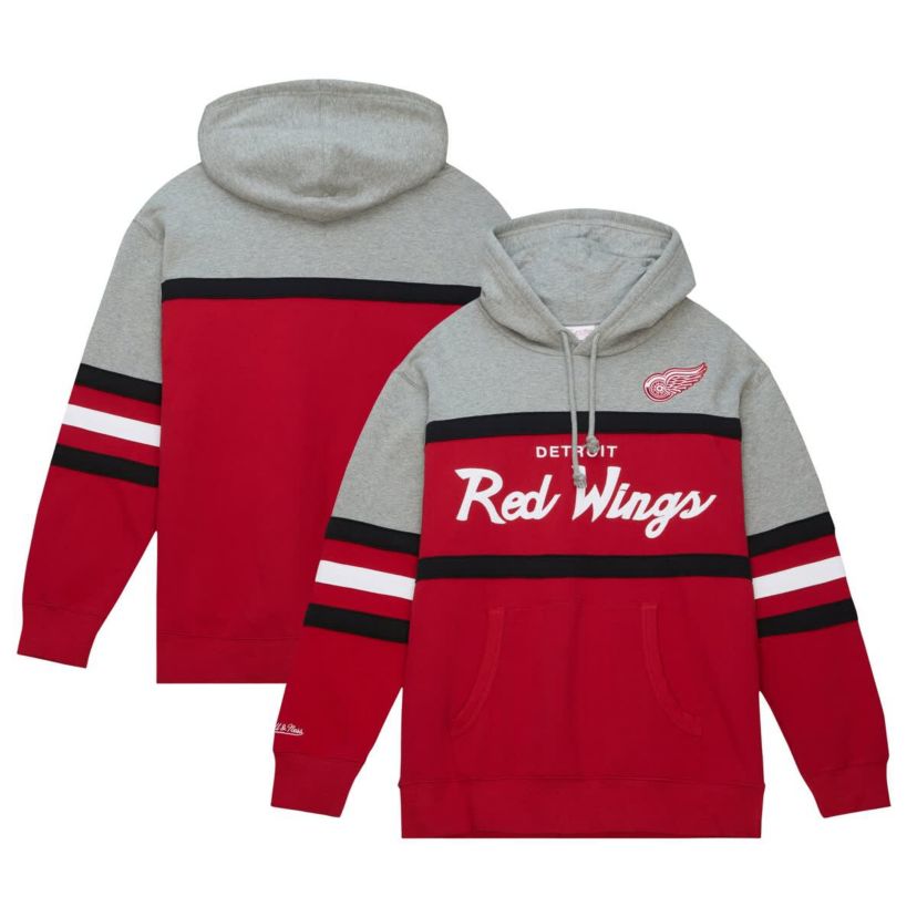 NHL Detroit Wings Head Coach Pullover Hoodie