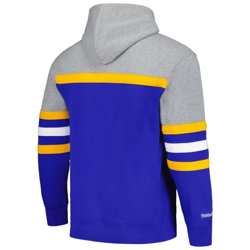 NHL Blue/Gray St. Louis Blues Head Coach Pullover Hoodie