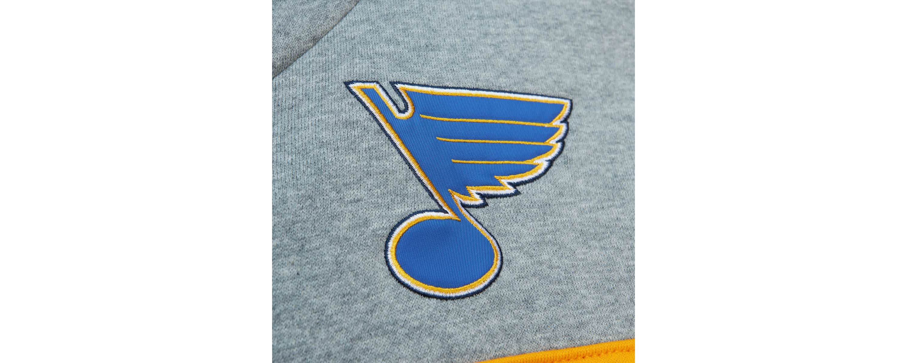 NHL Blue/Gray St. Louis Blues Head Coach Pullover Hoodie