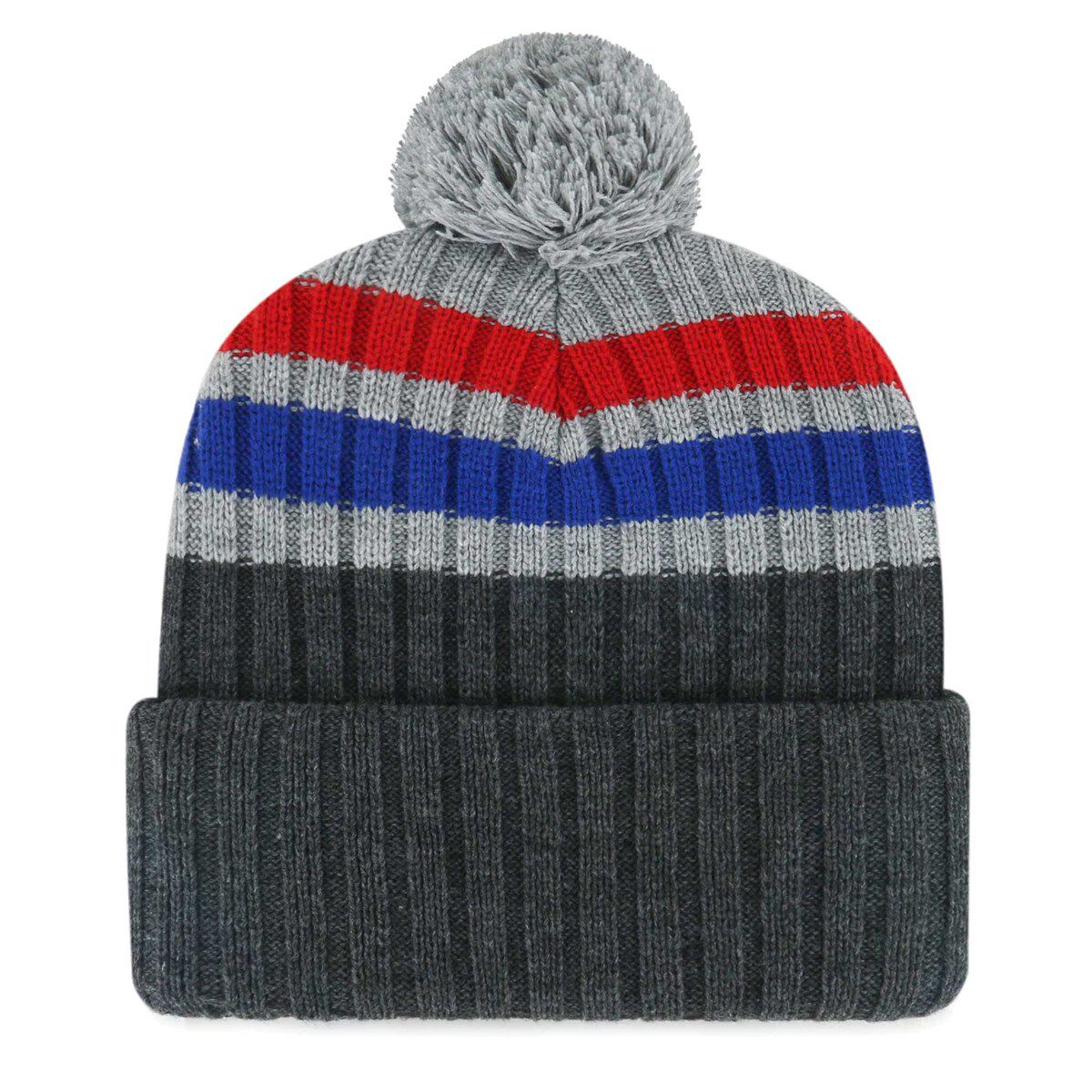 MLB Chicago Cubs Stack Cuffed Knit Hat with Pom
