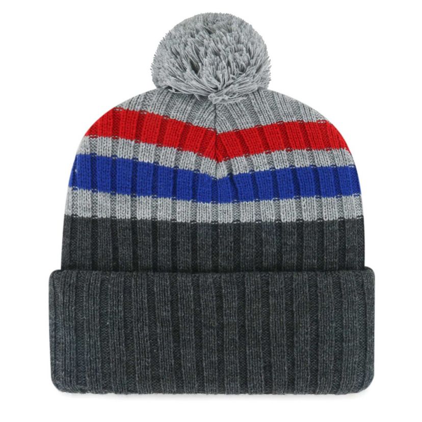 MLB Chicago Cubs Stack Cuffed Knit Hat with Pom