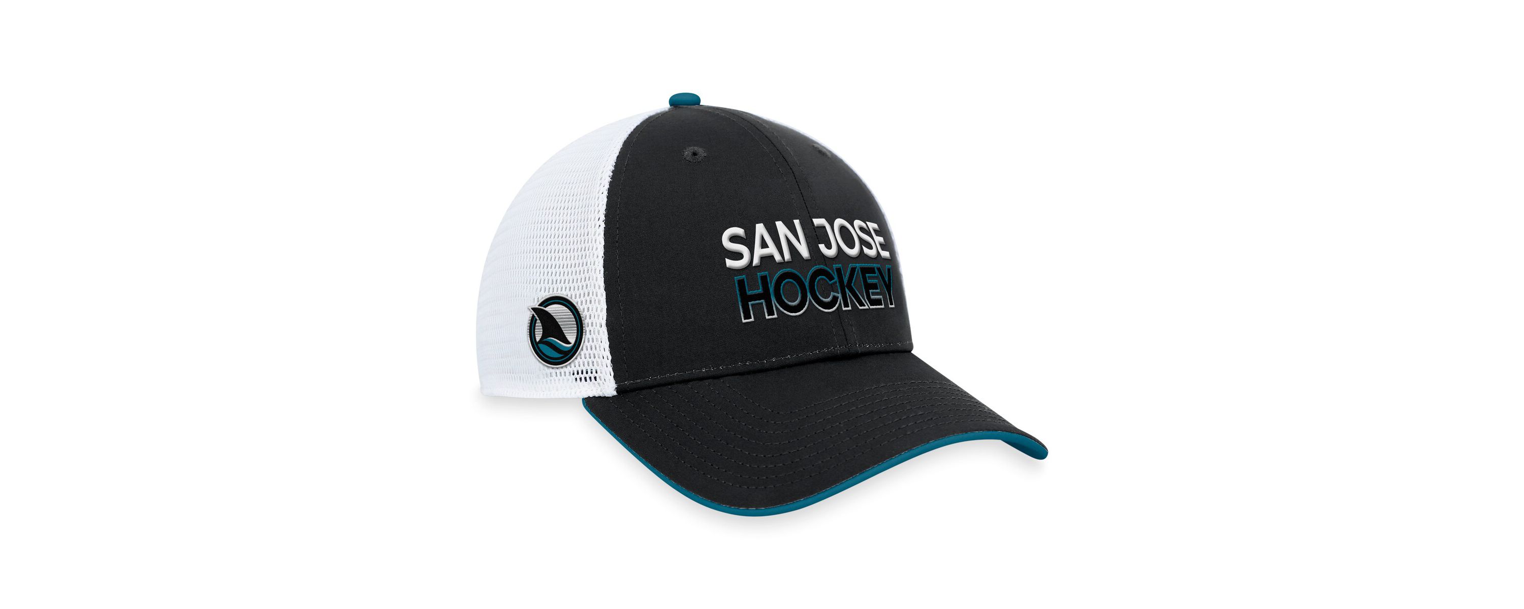 NHL Fanatics San Jose Sharks Alternate Authentic Pro Rink Trucker Adjustable Hat