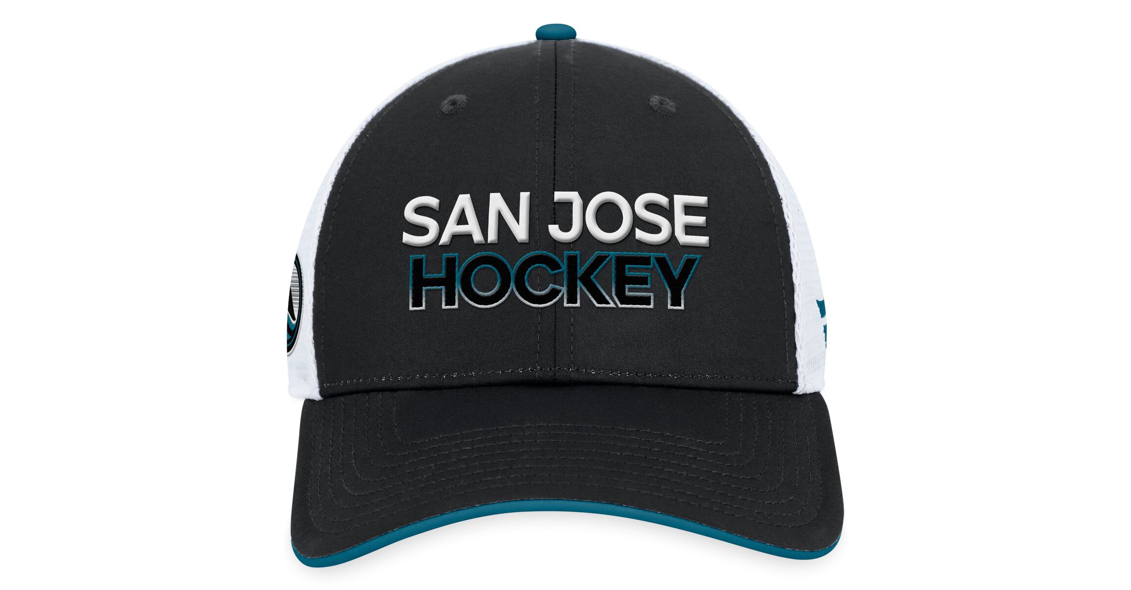 NHL Fanatics San Jose Sharks Alternate Authentic Pro Rink Trucker Adjustable Hat
