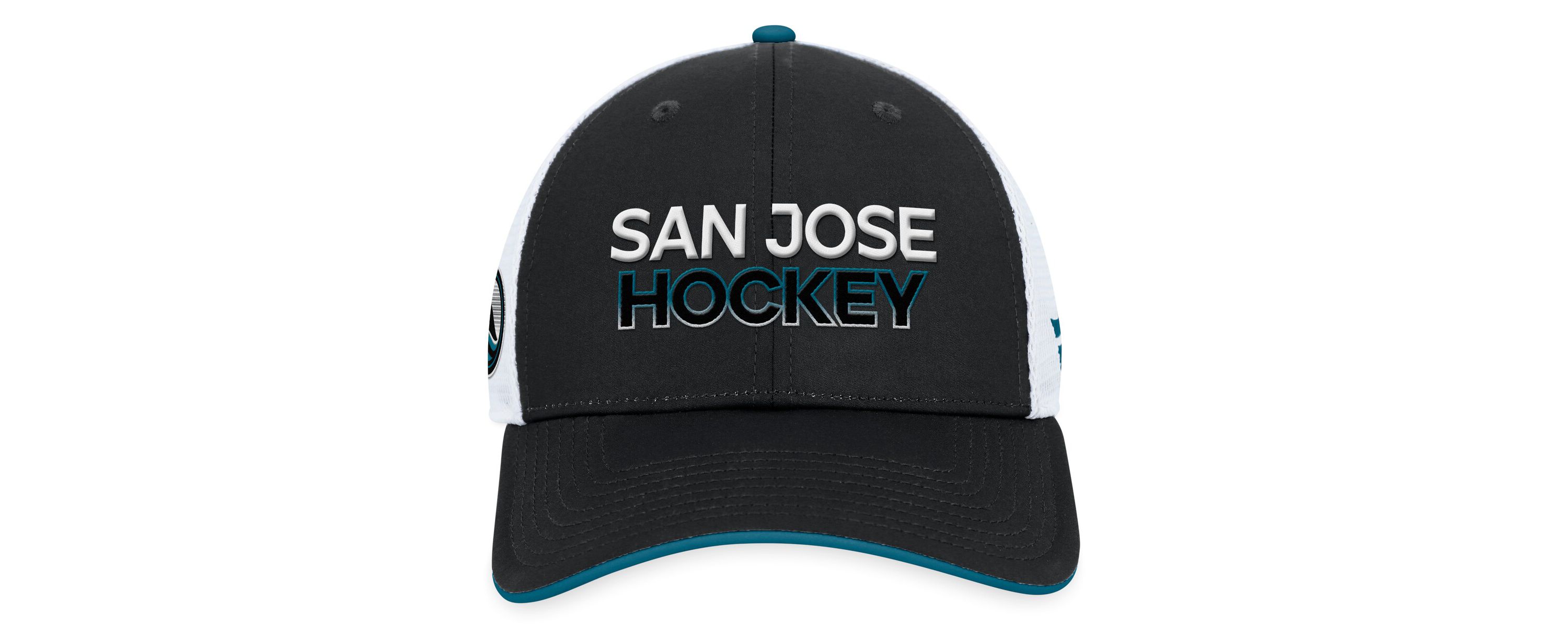 NHL Fanatics San Jose Sharks Alternate Authentic Pro Rink Trucker Adjustable Hat