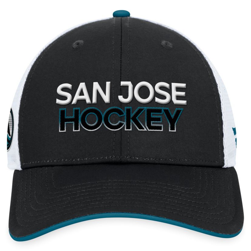 NHL Fanatics San Jose Sharks Alternate Authentic Pro Rink Trucker Adjustable Hat