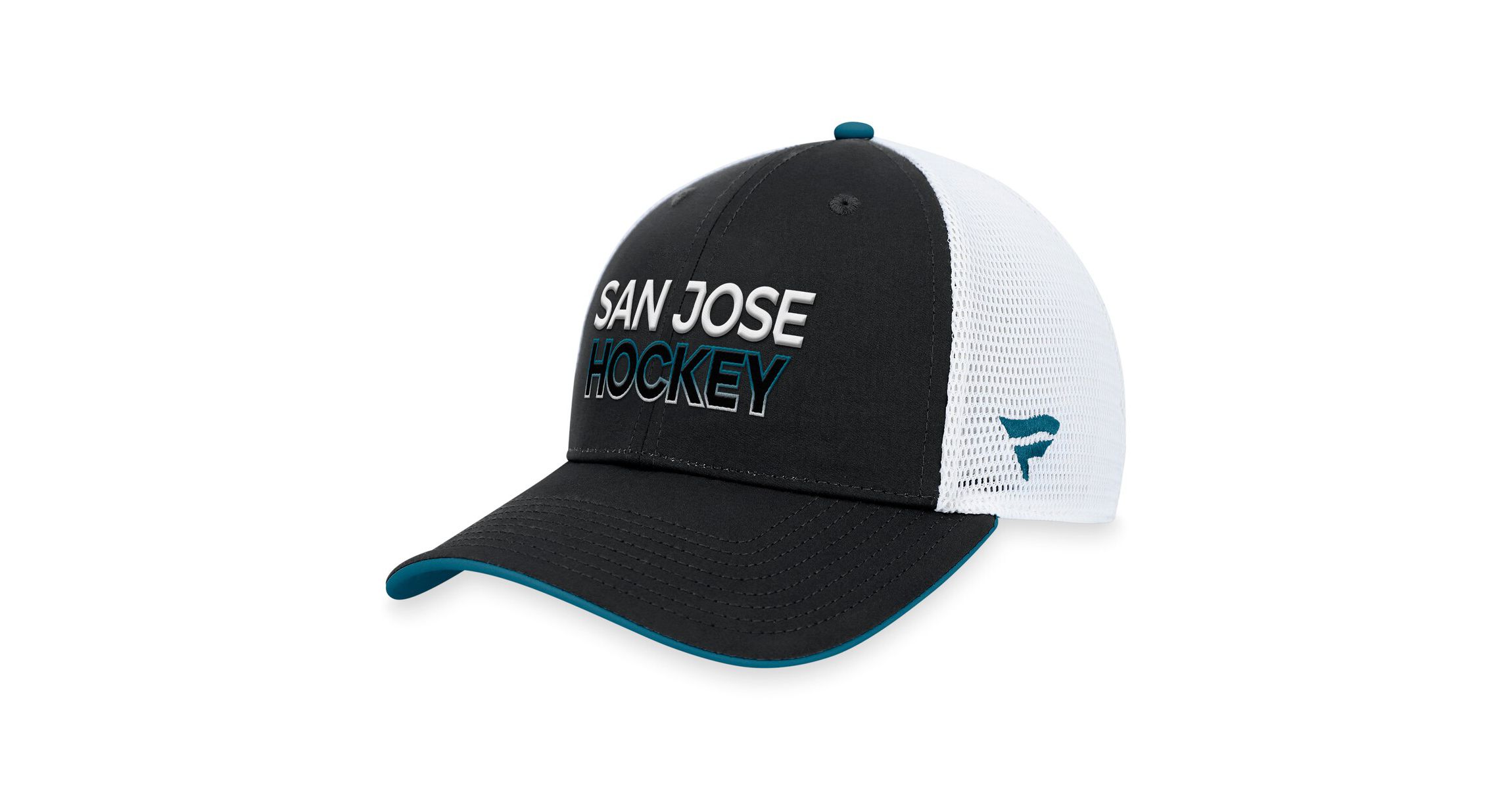 NHL Fanatics San Jose Sharks Alternate Authentic Pro Rink Trucker Adjustable Hat